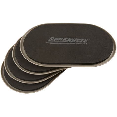 Made of slippery polymer, with cushioned pad on top to grip legs. . Walmart furniture sliders